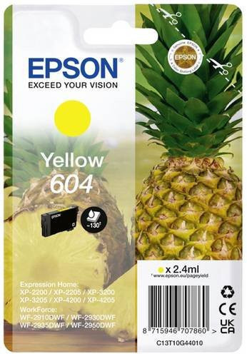 Epson Original Druckerpatrone 604 Gelb für Expression Home und WorkForce - Bild 1