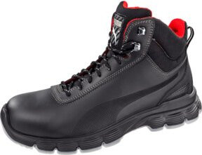 Puma Safety Pioneer Mid ESD S3 Sicherheitsstiefel aus Vollrindleder in Schwarz, Größe 41 - Bild 2