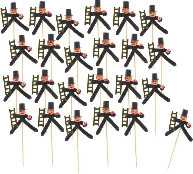 Othmar Decorations Deko-Schornsteinfeger Schwarz für Advent, Silvester und das Neue Jahr, Höhe: 15,0 cm, Breite: 8,0 cm, Tiefe: 6,5 cm - Bild 1