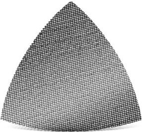 Menzer Klett-Schleifgitter für Deltaschleifer, Körnung K100, Breite: 8,2 cm, Farbe: Schwarz - Bild 1