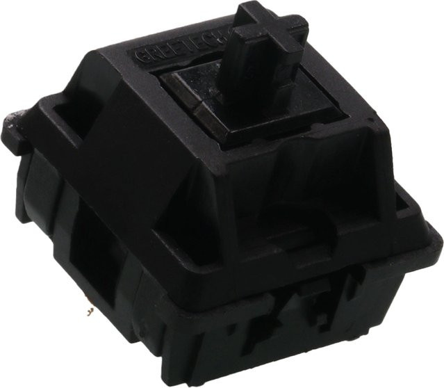Greetech OG Black Switch Linear 60g vorgeschmierter Hot-Swap-POM-Schaft für mechanische MX-Tastaturen in Schwarz - Bild 1