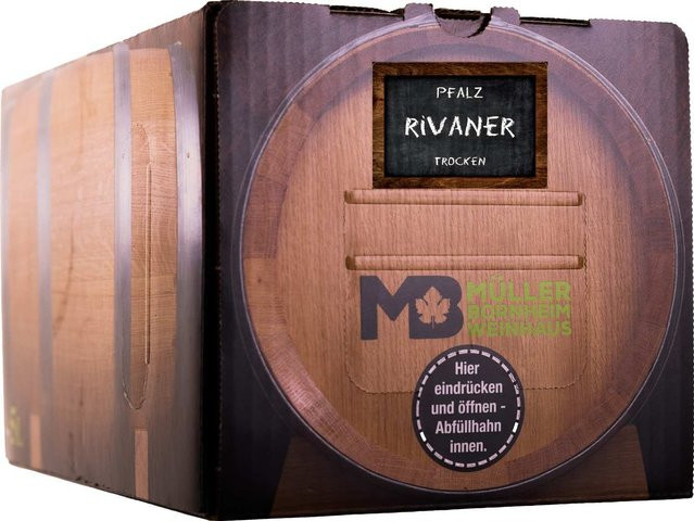 Weinhaus Müller Bornheim, Rivaner, Weißwein, trocken, 5 l - Bild 1