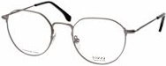 Lozza VL 2429 Korrektionsbrille, Rund, Vollrand, Metall, Silber, Grau, Herren - Bild 1