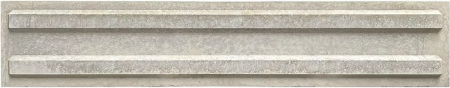Beckers Betonzaun Sockelplatte aus Beton in Betongrau B/T/H: 200 x 38,5 x 3 cm - Bild 1