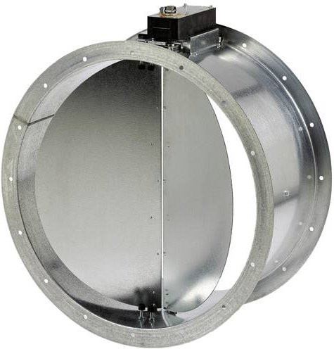Helios Rohr-Verschlussklappe 2582 Connector aus Stahl in Silber - Bild 1