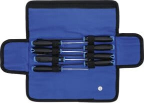 BGS Haken-Satz mit geraden und abgerundeten Spitzen, 8-teilig, Blau - Bild 1