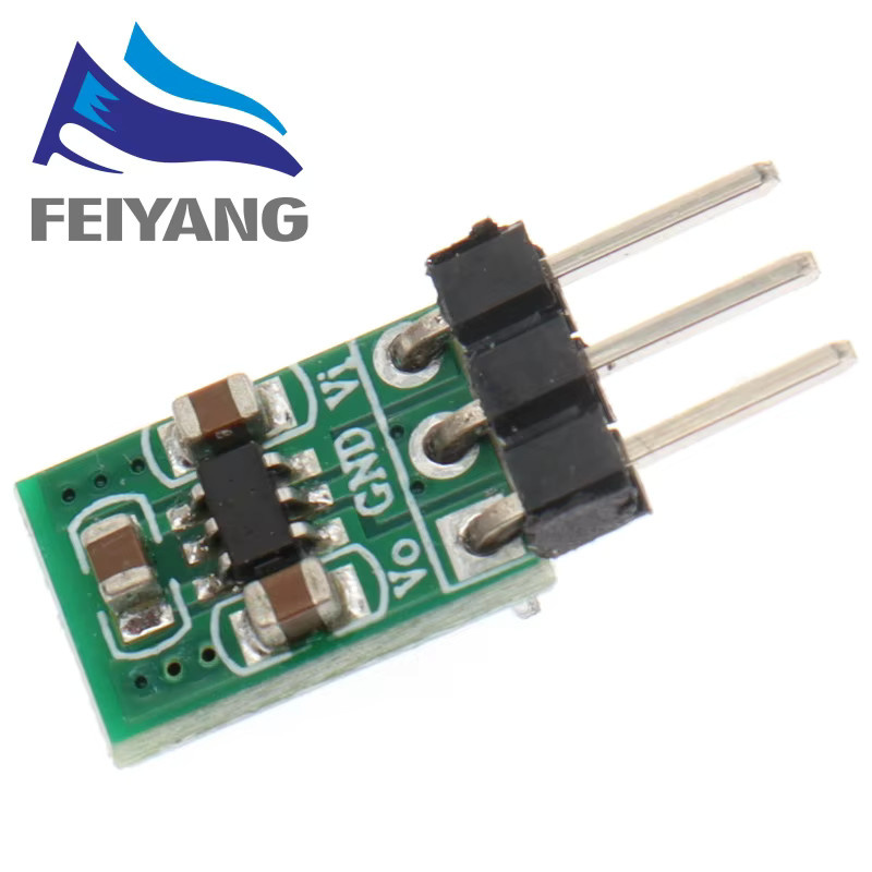 SAMIROB 2-in-1 DC/DC-Wandler Boost & Buck Konverter für 1,8 V bis 5 V auf 3,3 V in Grün - Bild 2