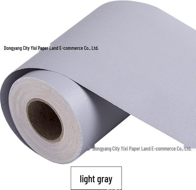 HomeHarmony Selbstklebende PVC Dekorationsleiste für Wand und Glas, Wasserdicht, Hellgrau, Breite: 12 cm, Länge: 5 m - Bild 1