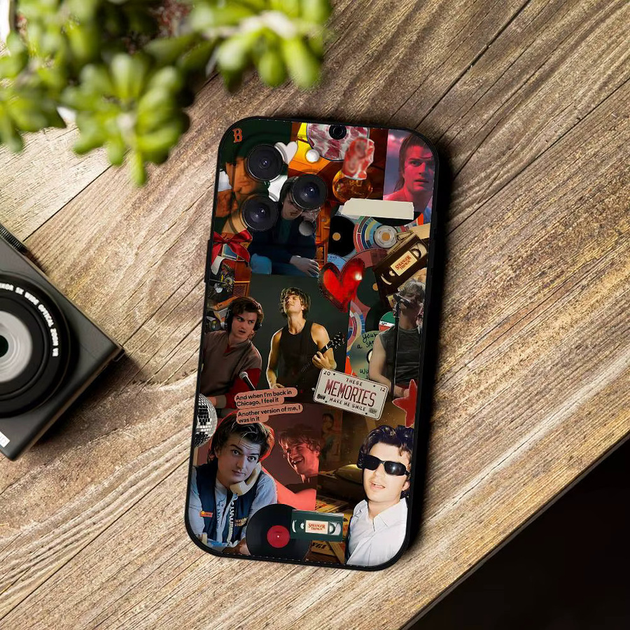 Handyhülle mit J-Joe Keery Motiv für Apple iPhone 11 bis 17 Pro Max Plus Mini, weiche TPU Hülle, Multicolor - Bild 5