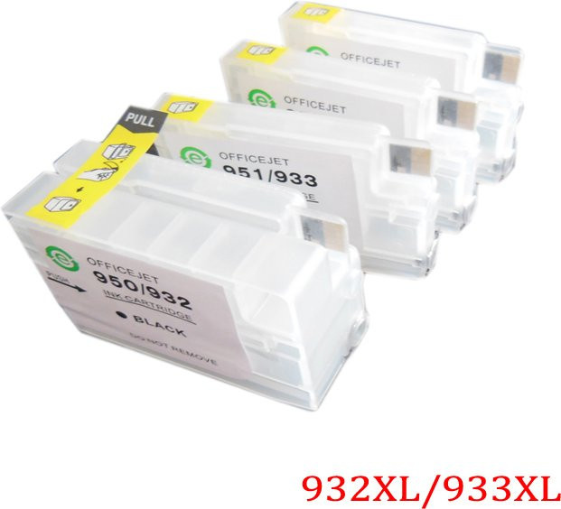 Einkshop Leere Nachfüllbare Tintenpatronen für HP 932 933 932xl 933xl Officejet 6100 6600 6700 7110 7610 7612 7510 7512 - Bild 1