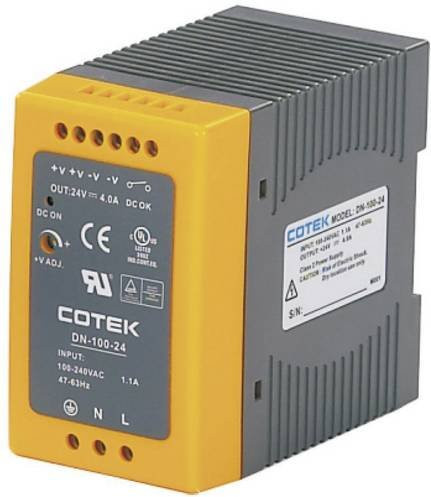 Cotek DN 100-15 Hutschienen-Netzteil DIN-Rail 15 V/DC 6.4A 96W mit 1 Ausgang - Bild 1