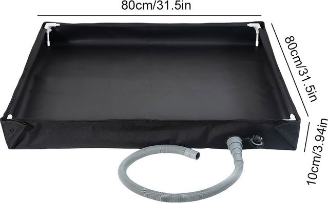APWIKOGER Tragbare Camping Dusche Basis in Schwarz für Outdoor, Zelt und Strand - Bild 1