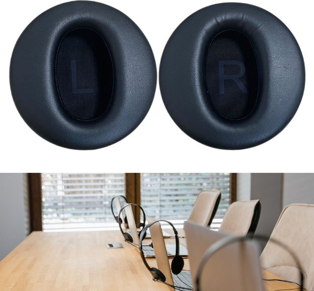 Ersatz-Ohrpolster Set für Wyze Noise Cancelling Kopfhörer in Schwarz - Bild 1