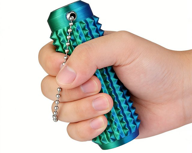 hairun Fidget-Spielzeug, sensorischer Schlüsselanhänger, blau, lila - Bild 1