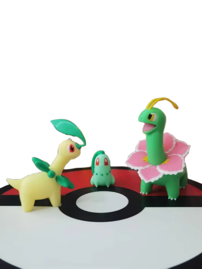 Bandai Pokémon Chikorita Meganium Bayleef Actionfigur, Maßstab 1:20 - Bild 3