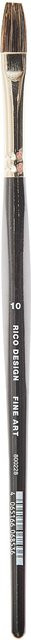Rico Design Fine Art Aquarell Mix Ergonomic 10 Pinselset aus Naturhaar und Synthetikfasern mit Aluminiumhüllen - Bild 1