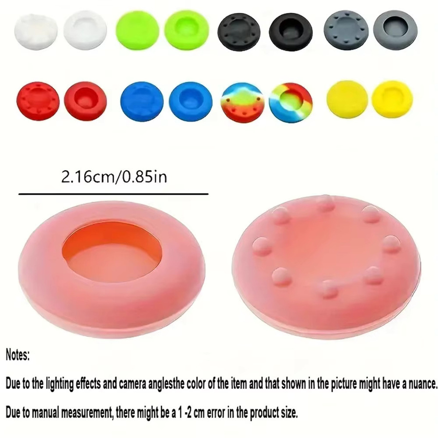20er Set rutschfeste Silikon Analog-Joystick-Grip-Kappen für PS3 und Xbox 360 Controller in Multicolour - Bild 4