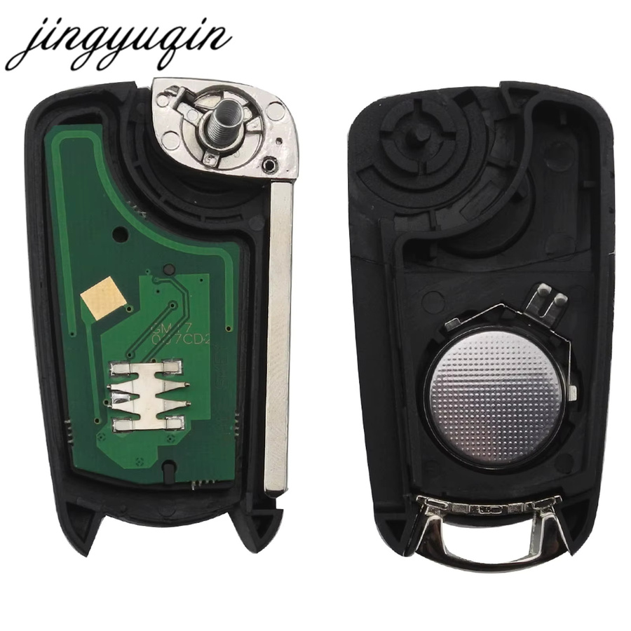 Jingyuqin 5er Set Auto Fernbedienung Schlüssel PCF7941/7946 in Schwarz für Opel/Vauxhall Astra H, Zafira B und Vectra C - Bild 3