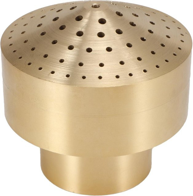 Sprühdüse für Springbrunnen und Gartenteich mfySpace G1 1/2 DN40 in Beige und Gold aus Messing - Bild 1