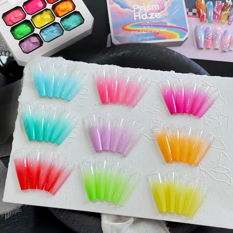 UR SUGAR Prism Haze Gel Nagellack, Schimmernd, 9 Farben - Bild 1
