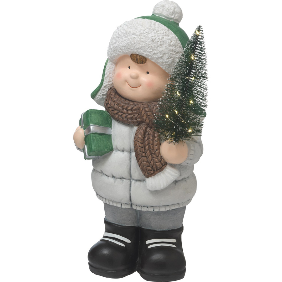 LED-Weihnachtsfigur Junge von Magnesia, mehrfarbig, H x B x T: 43 x 21,5 x 16,5 cm - Bild 2
