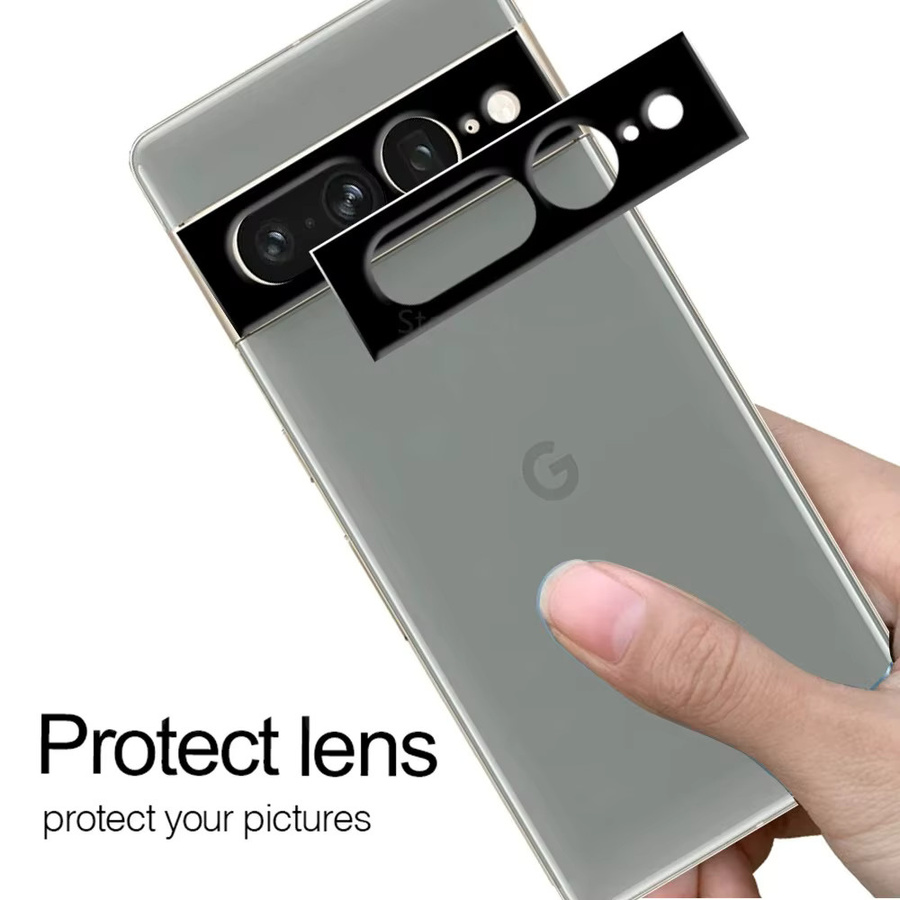3er Set Kameraobjektivschutz aus gehärtetem Glas für Google Pixel 8 Pro 7 6 Pro 6a 7a 8a in Transparent - Bild 6