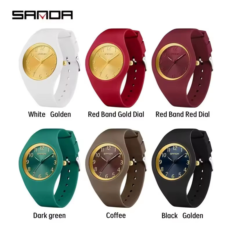 SANDA Armbanduhr, Quarz, Silikonarmband, Unisex - Bild 3