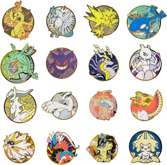 TAKARA TOMY Pokemon-Broschen aus Emaille, Metallabzeichen, Unisex - Bild 1