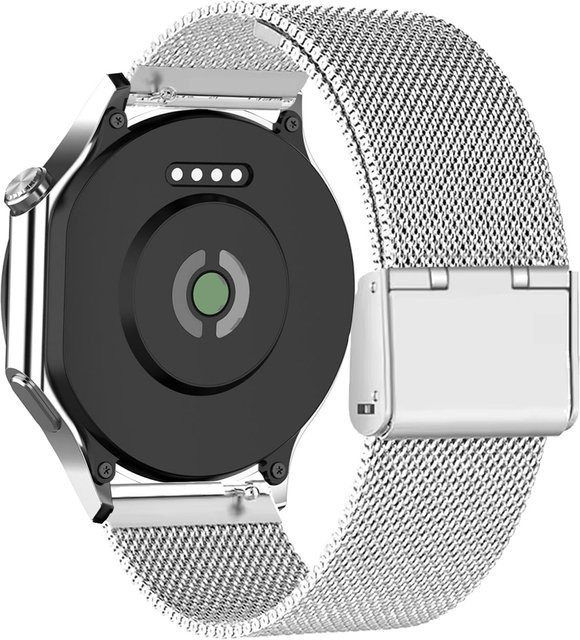 DAINU Uhrenarmband Edelstahl, Silber, OnePlus Watch 3/2/2R, Unisex - Bild 1