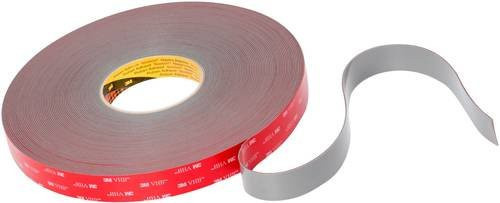3M Klebeband Grau doppelseitig Breite: 12 mm, Länge: 33 m - Bild 1