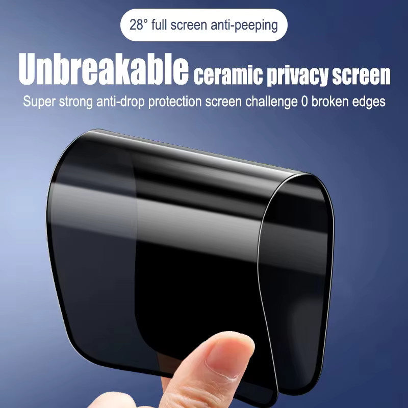 Matte Keramik-Membran Anti-Spy Displayschutzfolie für Xiaomi Redmi Note 15 Pro 14 13 12 11 10 und Redmi 13C 14C 9 Pro - Bild 1