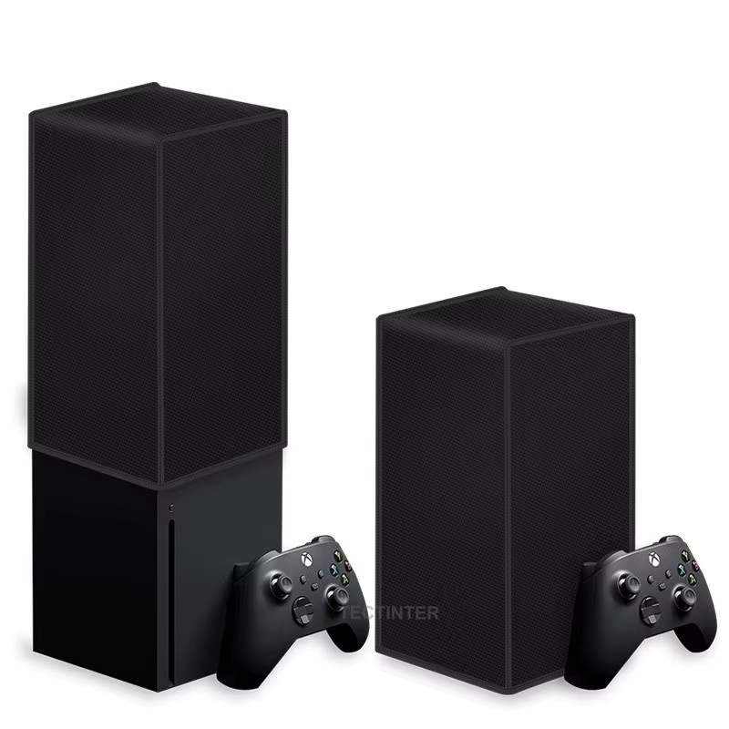 YECKTEGJ Schutzhülle für Xbox Series X in Schwarz, staubdichte und wasserdichte Hülle für horizontale oder vertikale Nutzung - Bild 7