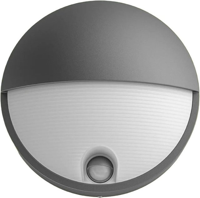 Philips Outdoor-Wandleuchte Capricorn mit Bewegungssensor und LED in Anthrazit, B/H: 21,3 x 21,3 cm - Bild 1
