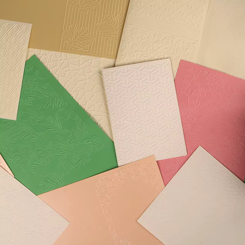 DUOFEN Crafts Kunststoff-Prägeordner mit 2-Papier-Blumenform für Weihnachten, Geburtstag, Ostern und Hochzeit - Bild 2