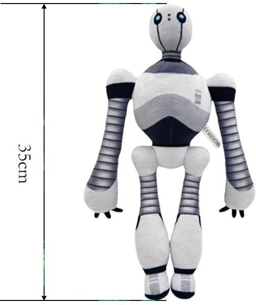 Yiran Health & Beauty The Wild Robot Roz Plüschtier, 35 cm - Bild 1