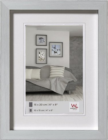 Walther Design Construction Bilderrahmen in Silber, B/H: 30 x 40 cm - Bild 1