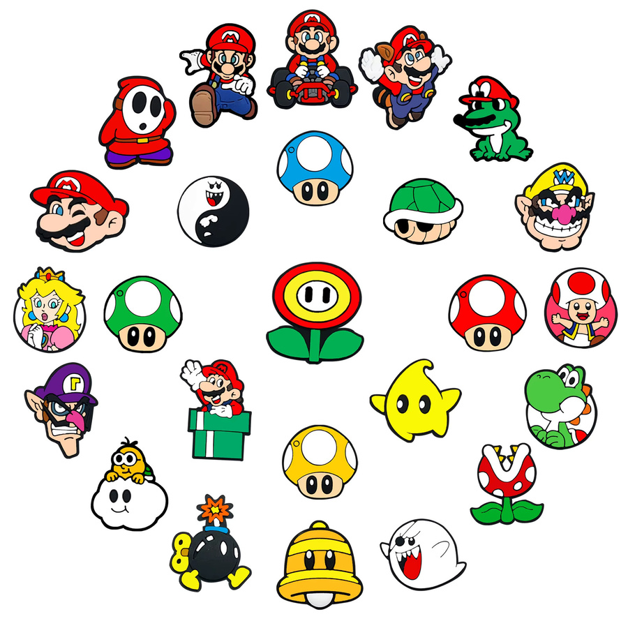 Potdemiel Schuh-Charms Jumping Brothers Game Series, PVC, Kinder - Bild 2