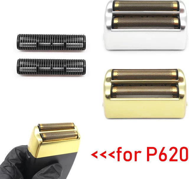 ROSYOUS Ersatzklingennetzabdeckung für POPBarbers P620 Professional Trimmer Rasierer in Silber - Bild 1