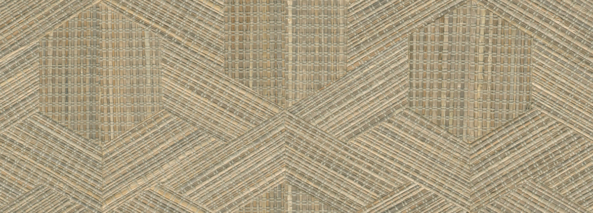 Arte Wallpaper Reflect Mink - Geometrische Vlies Tapete in Beige mit abstraktem Naturdesign - Bild 1