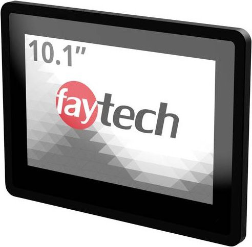 Faytech FT101BX6413ECAPOB Touchscreen-Monitor 10.1 Zoll Full HD 1920 x 1080 Pixel Schwarz mit HDMI und DisplayPort - Bild 1