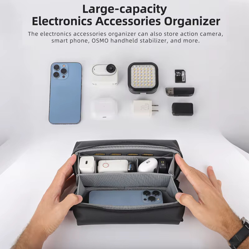 SZKOSTON Tragetasche und Aufbewahrungshülle für DJI Osmo Pocket 3 sowie Zubehör von GoPro und Insta360 - Bild 4