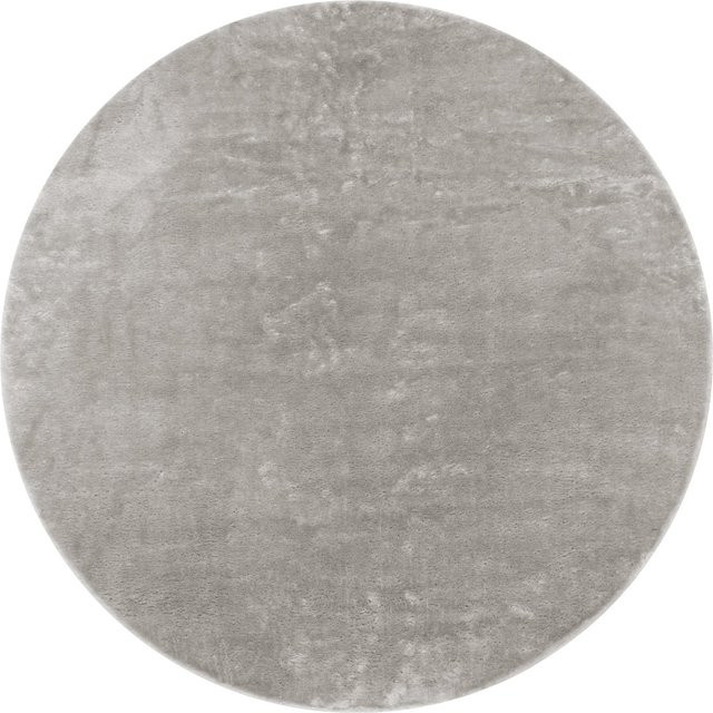 Runder Teppich Calissa in Grau, pflegeleicht und waschbar, Durchmesser: 200 cm - Bild 1