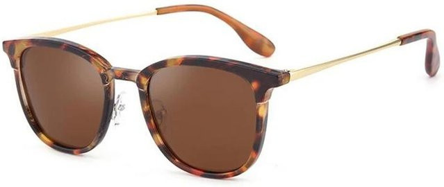 Yiran Sonnenbrille Cat-Eye, Vollrand, Unisex, braun - Bild 1