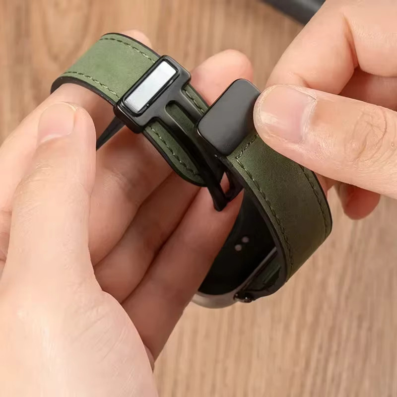 Xiaomi Uhrenarmband Leder, Silikon, Unisex - Bild 3