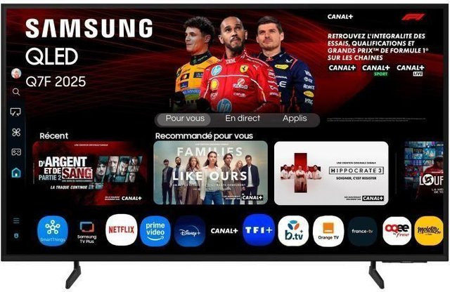 Samsung QLED Smart TV TQ43Q7FA 43 Zoll 109 cm 4K UHD Black - Bild 1