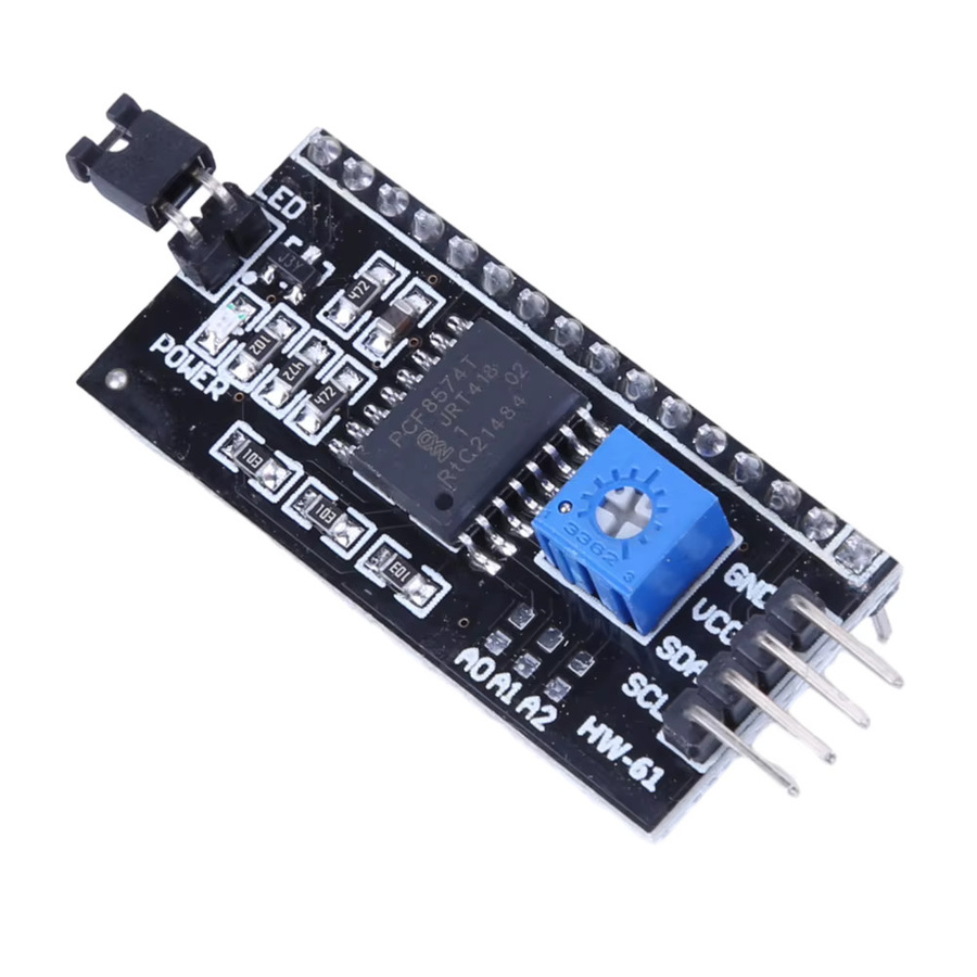 ALLOET PCF8574 I2C LCD-Adapter Konverter Modul für LCD1602 und LCD2004, 5V serielle Schnittstelle für Arduino und Roboter-Teile - Bild 3