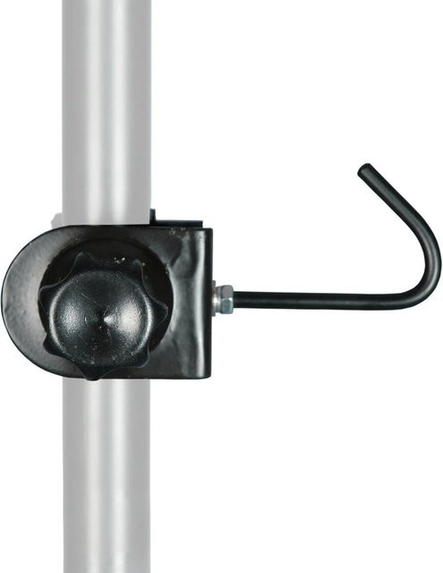 Walimex Pro Klemmhaken in Schwarz für Hintergrundstangen und Reflektoren, B/T/H: 8,5 x 4 x 11 cm, Ø 4 cm - Bild 1