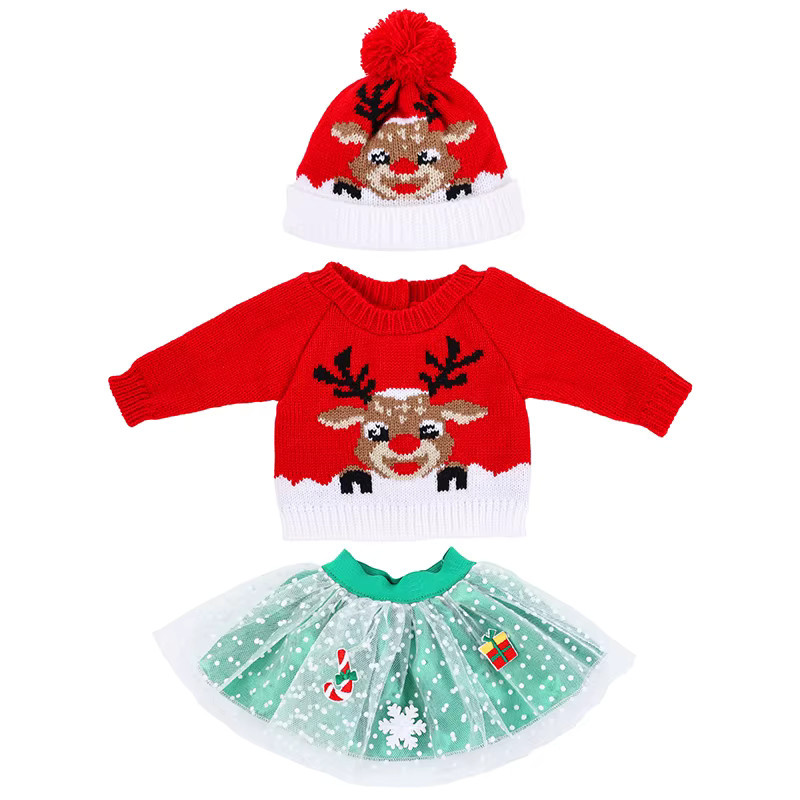 dearbei Strickpuppen-Kleidungsset, Weihnachten, ab 0 Jahre, Set / Bundle - Bild 5