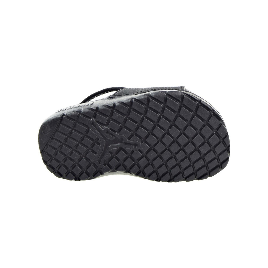 Air Jordan Hydro 6 Slide BT Babysneaker, Schwarz, Wolfsgrau - Bild 2