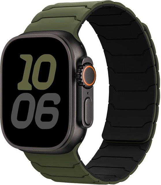 Foucsontop Uhrenarmband Silikon, Magnetisch, Schwarz, Unisex - Bild 1